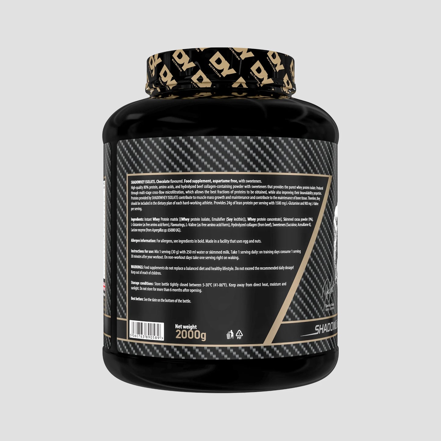 Shadowhey Isolate 2kg - Dorian Yates