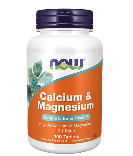 Calcium & Magnesium 100caps NOW