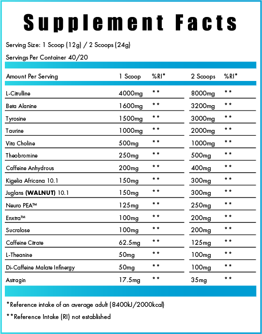 Pre-workout Havok 480g, Built Better Nutrition
