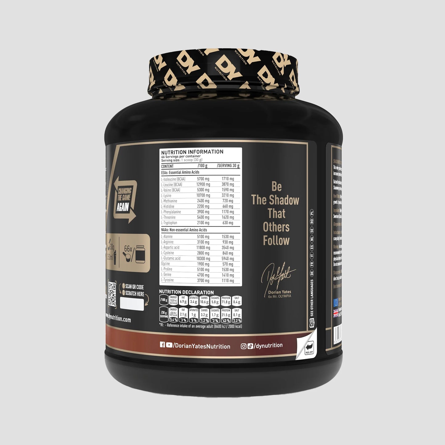 Shadowhey 100% Whey Protein 2 kg - Dorian Yates