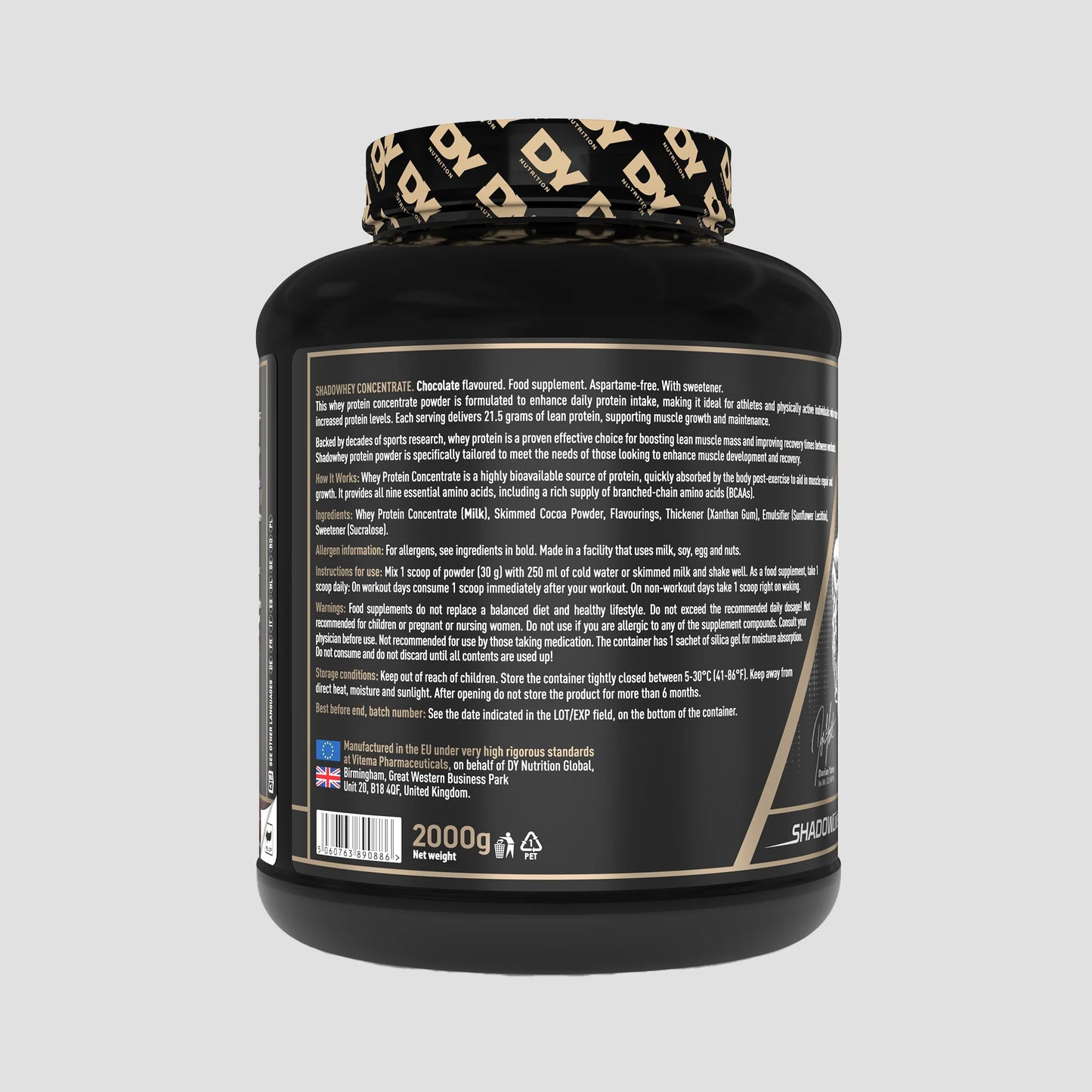 Shadowhey 100% Whey Protein 2 kg - Dorian Yates