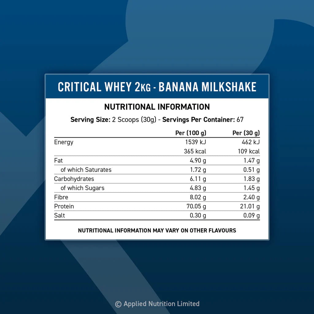 Critical Whey Protein 2kg
