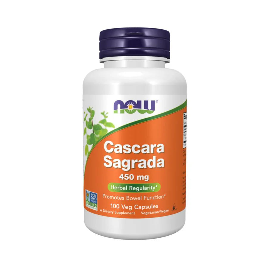 Cascara Sagrada 450mg 100 caps - Now