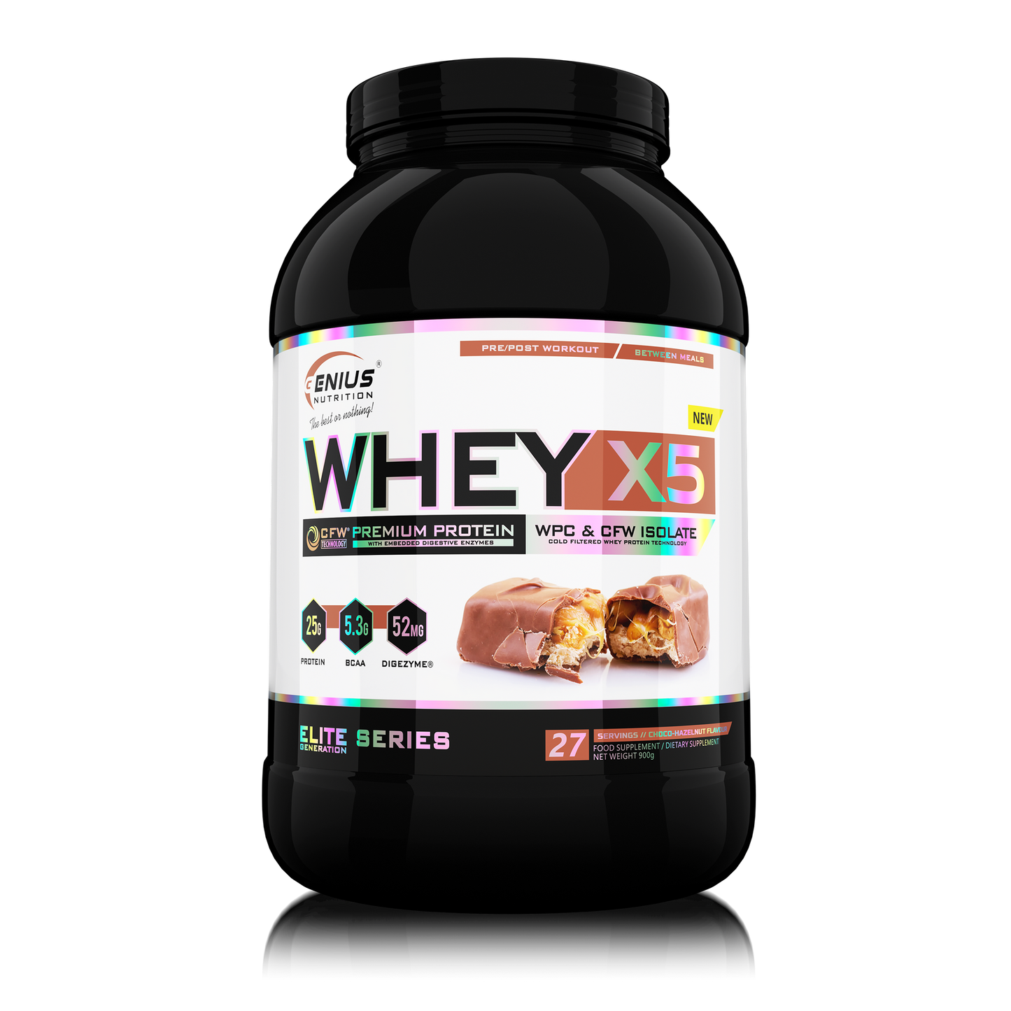 Whey X5 900g - Genius Nutrition