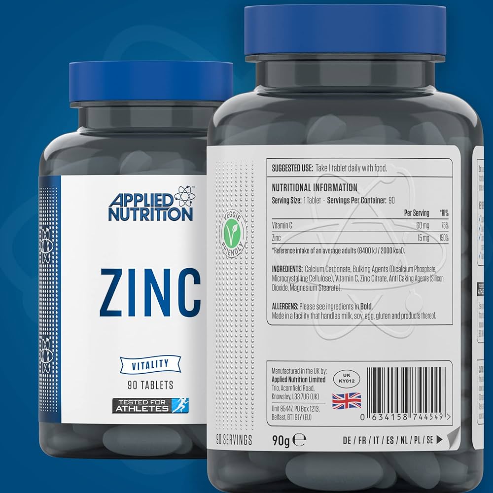 Zinc Chelated Bisglycinate - 90 caps Applied Nutrition