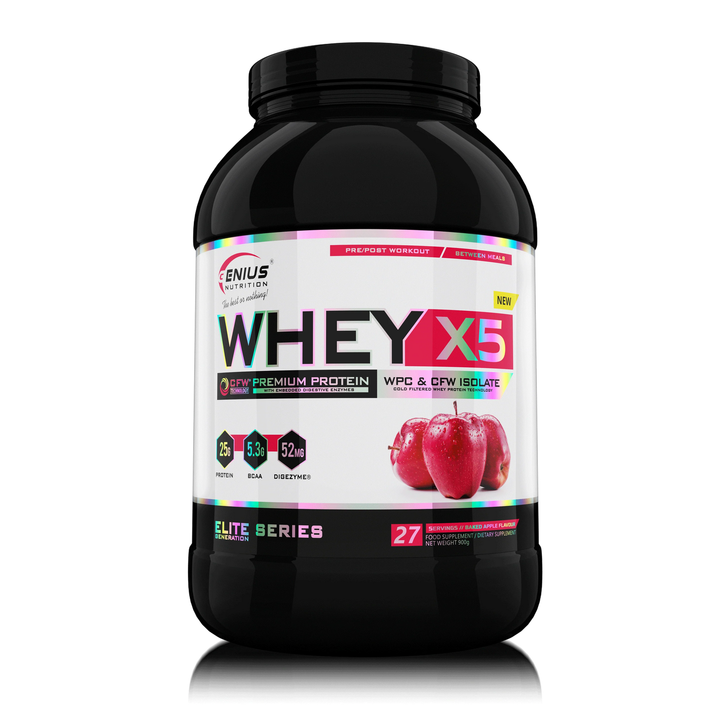 Whey X5 900g - Genius Nutrition