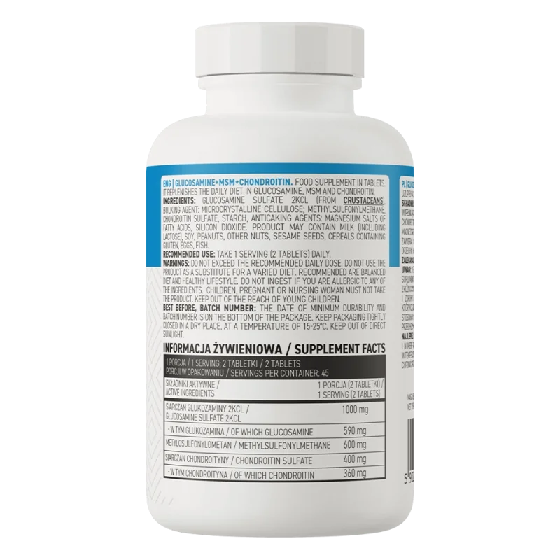 Glucozamină + Msm + Condroitină - Ostrovit