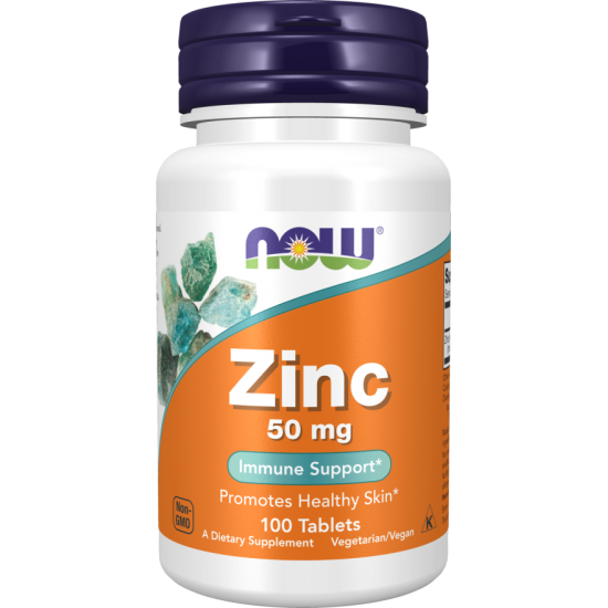 Zinc 50mg - 100 tablete Now