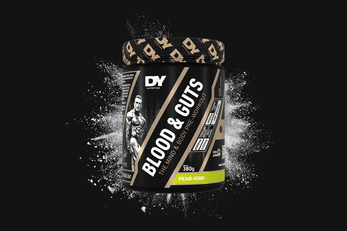 Blood & Guts - Preworkout DY Nutrition 20/40 serviri, 380g