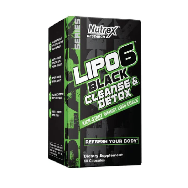Lipo 6 Black Cleanse & Detox 60 caps - Nutrex