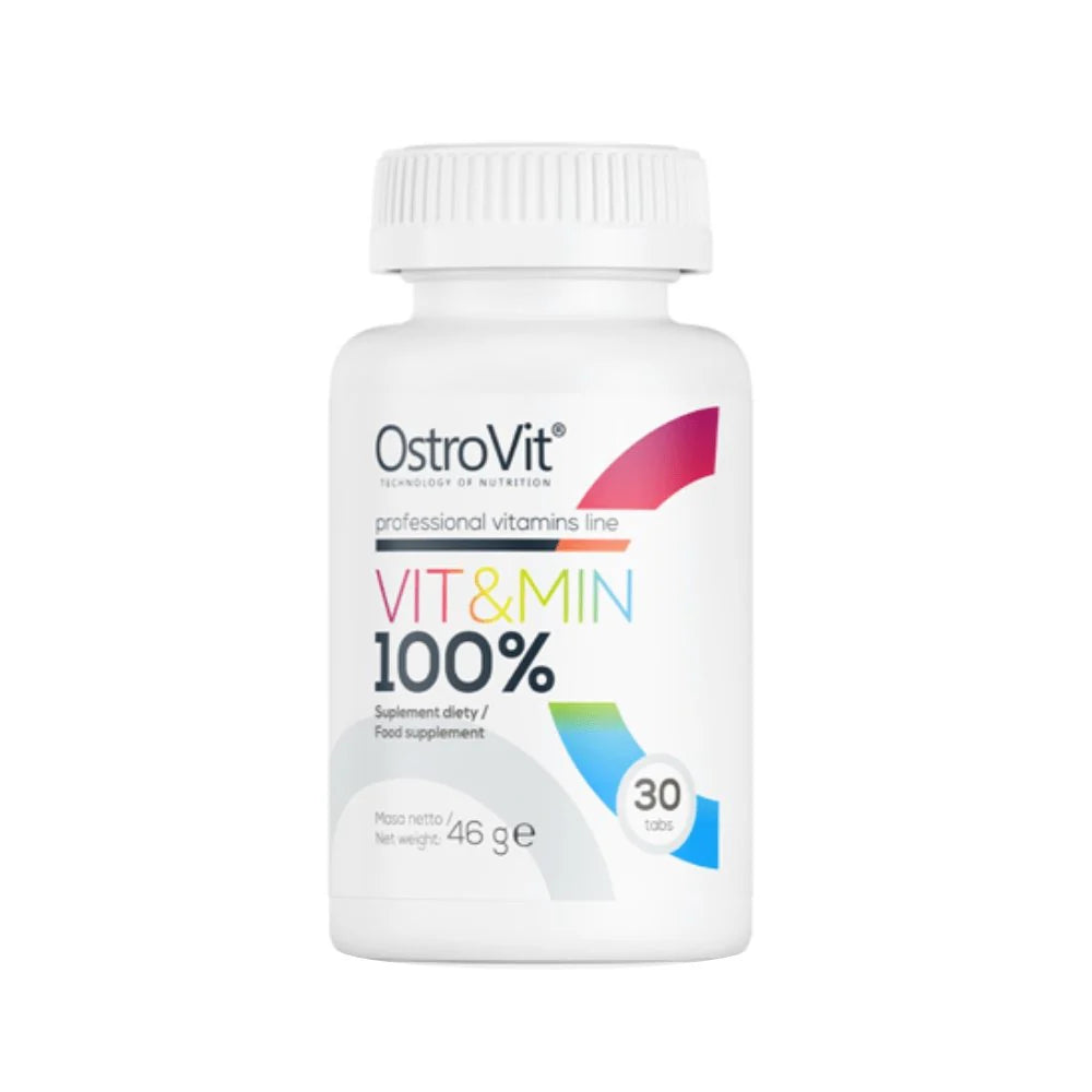 Vit&Min 100% Complex Vitamine și Minerale Ostrovit 30 tablete
