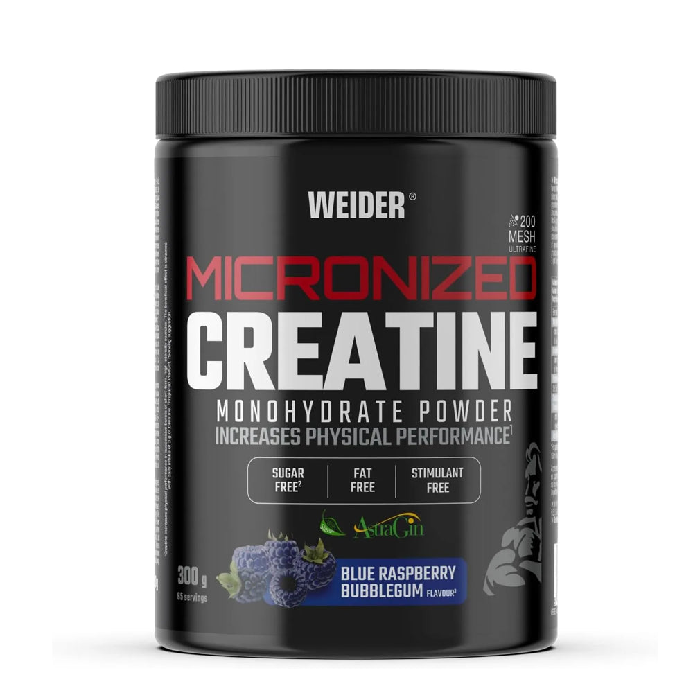 Creatina Monohidrata 300g Weider - Blue Raspberry Bubble Gum