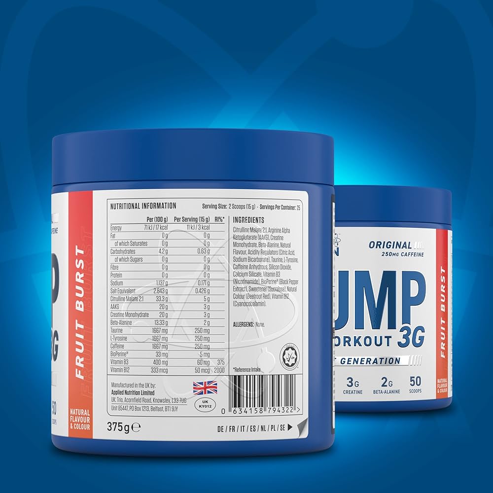 Pump Pre-Workout 3G - 375g Applied Nutrition