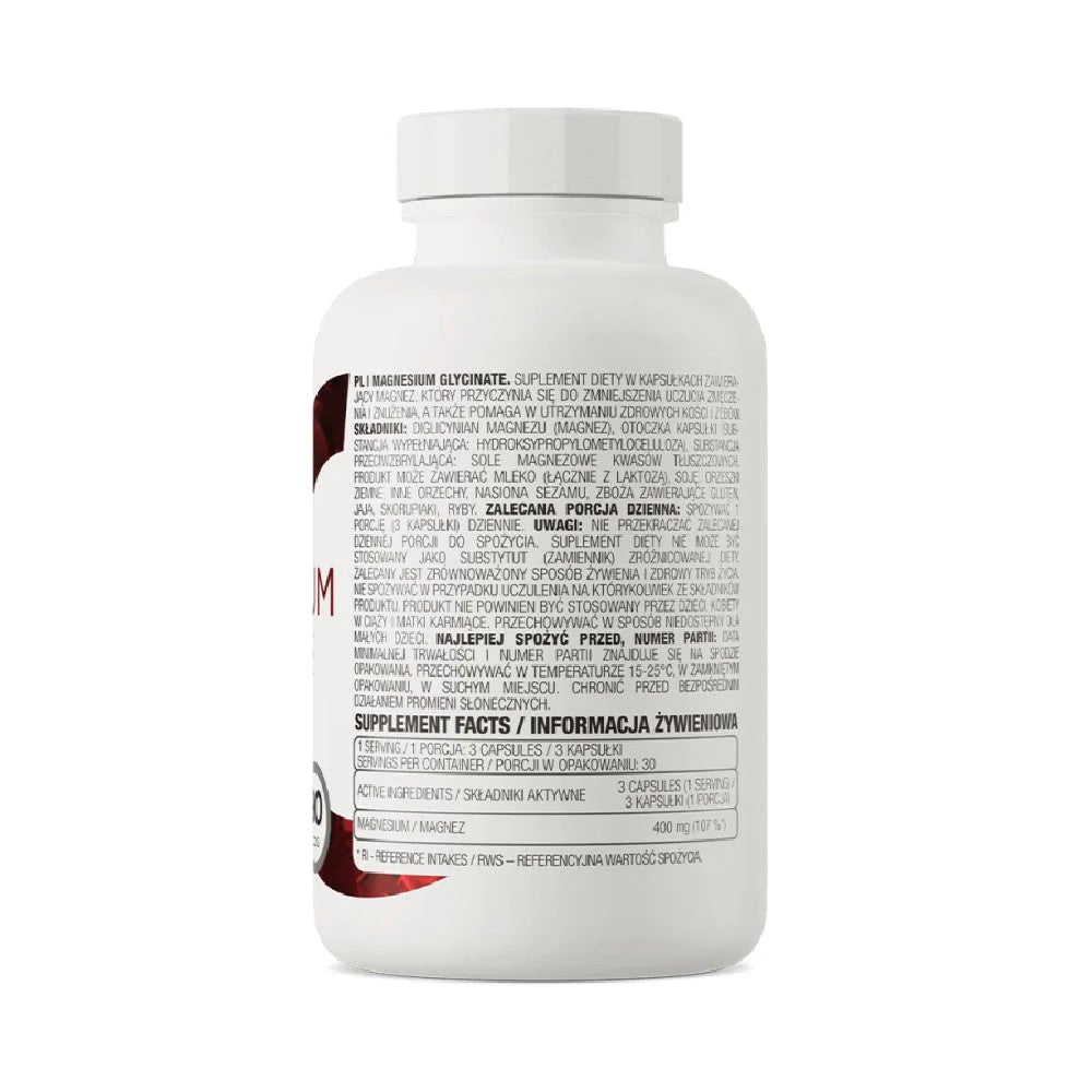 Magneziu Glycinat (bisglicinat) 90 capsule - Ostrovit