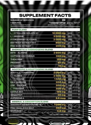 REBORN Pre-workout 680g