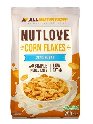 Fulgi de Porumb Fara Zahar Nutlove Corn Flakes - 250 g