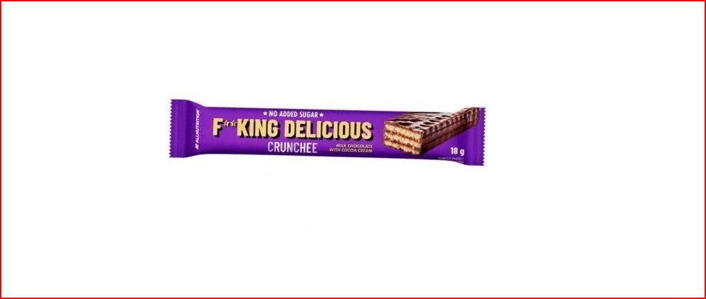 Napolitana Crunchee - FitKing Delicious ALLNUTRITION - 18g - Ciocolata cu lapte