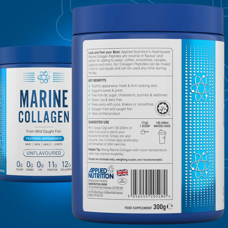 Colagen marin 300 g - 25 serviri - fara aroma - Applied Nutrition