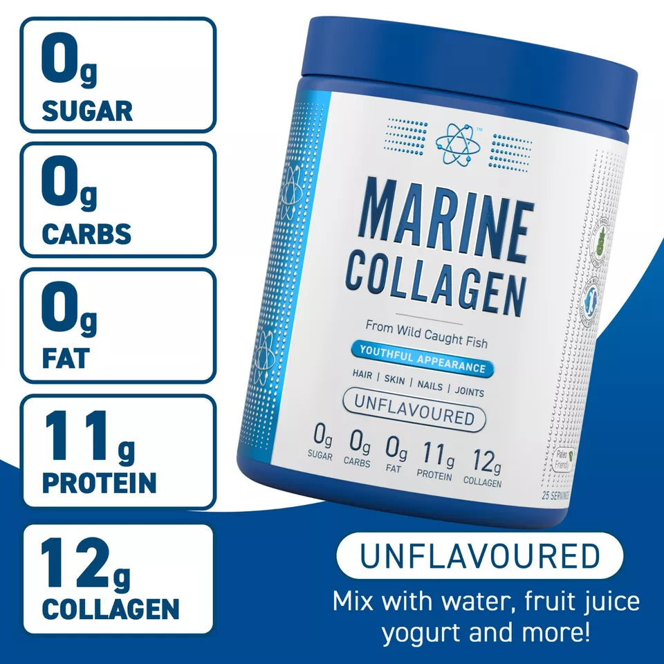 Colagen marin 300 g - 25 serviri - fara aroma - Applied Nutrition