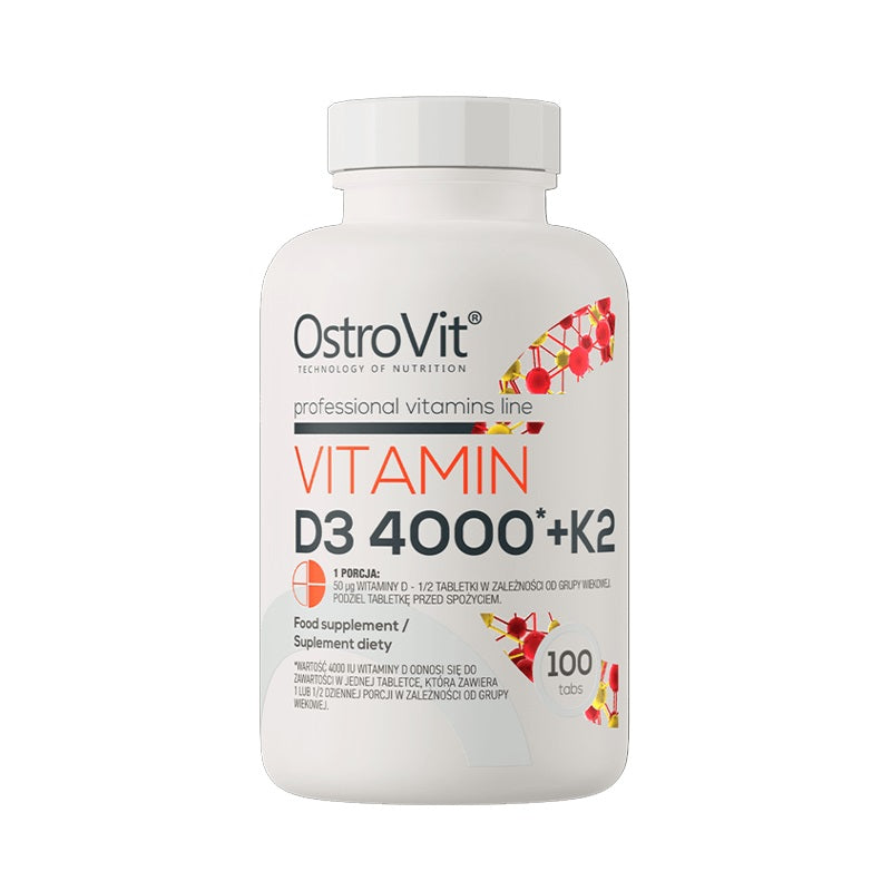Vitamin D3 4000+K2 100caps OstroVit