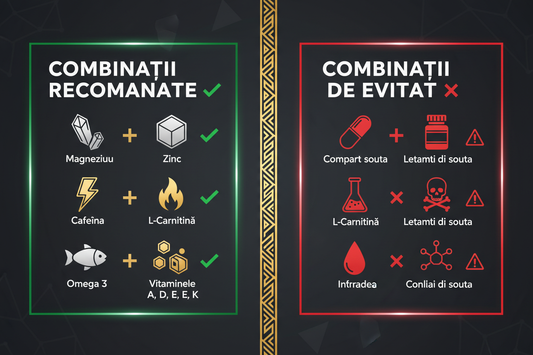 Cum combini corect suplimentele pentru rezultate maxime