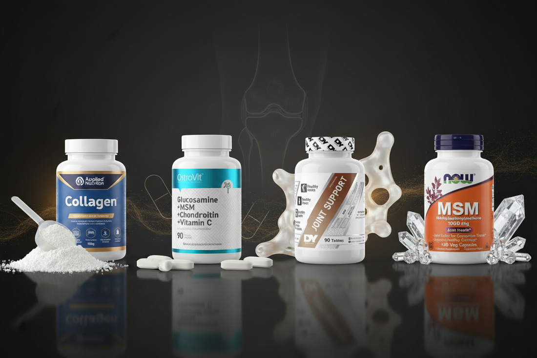 Cele mai bune suplimente pentru articulații: colagen, glucozamină, condroitină și MSM