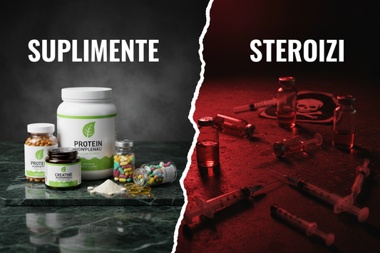 Diferența dintre suplimente și steroizi – Ghid complet pentru începători și avansați