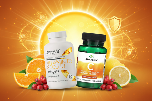 Vitamina D3 și Vitamina C – combinația de bază pe tot anul. De ce sunt atât de importante?