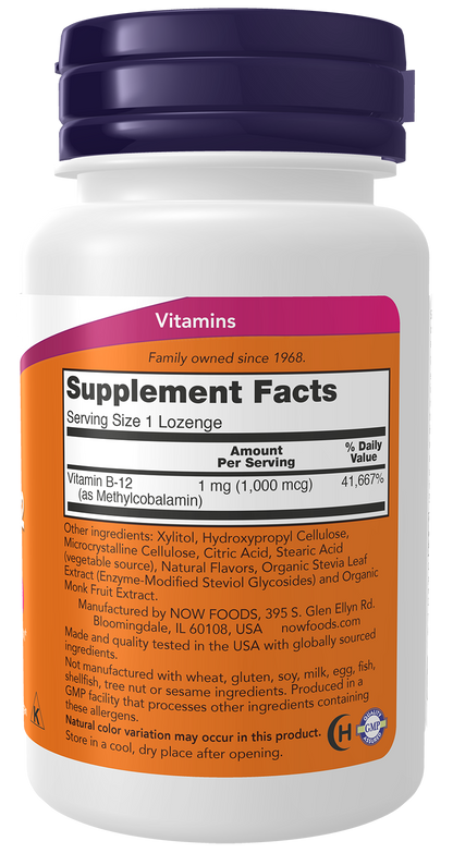 Metil B-12 1.000 mcg - 100 comprimate de supt