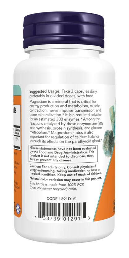 Citrat de magneziu 120 caps veg Now Foods