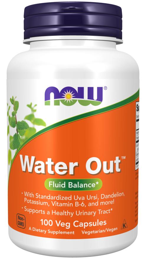 Water Out 100 capsule vegane Now foods