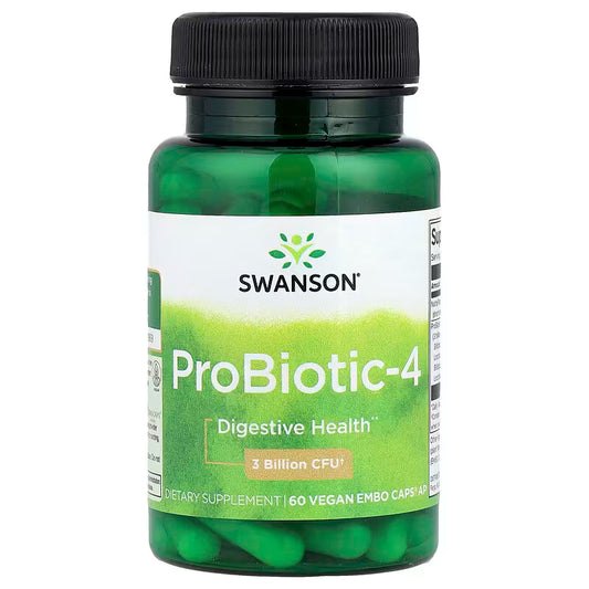 Probiotic-4 - 3 mld CFU - 60 capsule vegane - Swanson