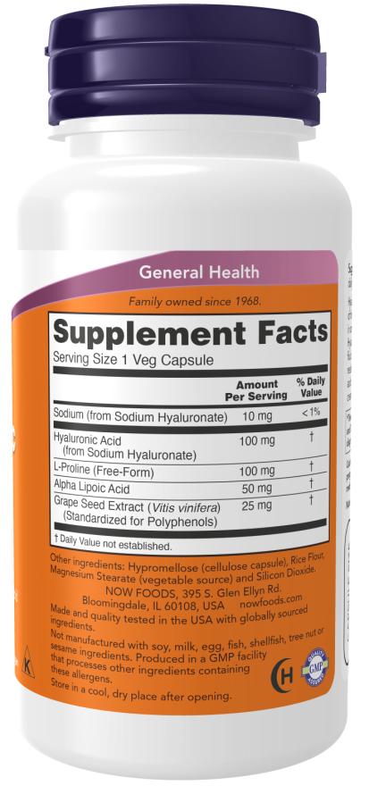 Acid hialuronic, concentrație dublă, 100 mg