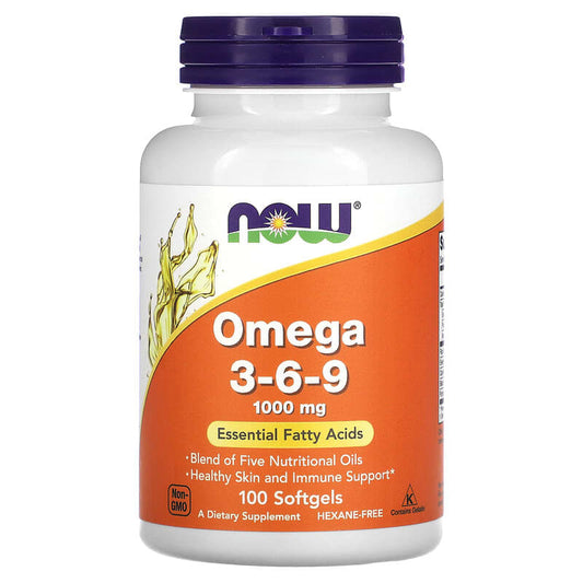 Omega 3-6-9 1000mg Now 100 caps