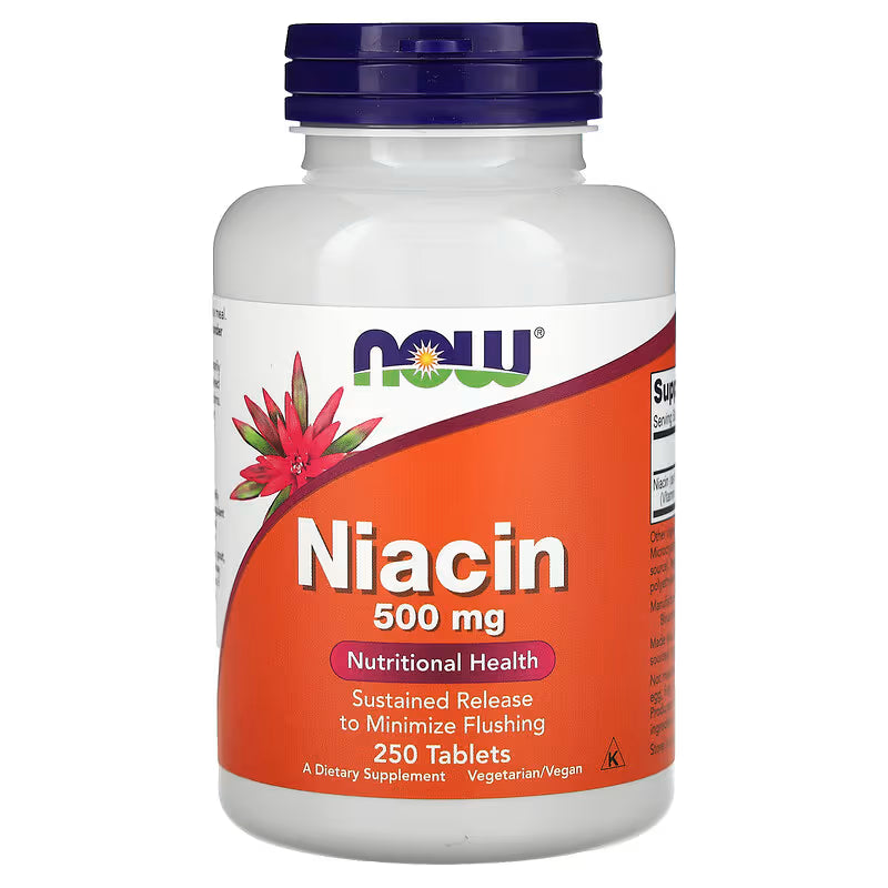 Niacina - Vitamina B3 - 500 mg 150 tablete Now Foods