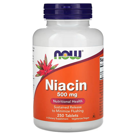 Niacina - Vitamina B3 - 500 mg 150 tablete Now Foods