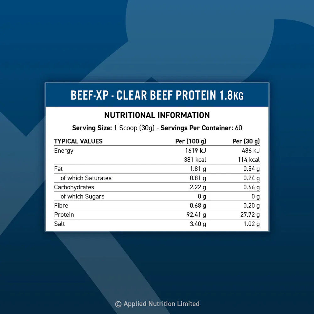 Proteina   Izolata   din   Vita,   Applied   Nutrition,   Beef-XP,   Clear   Beef   Protein,   1.8Kg
