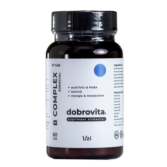 COMPLEX VITAMINA B ESENTIAL - 60 CAPS - DOBROVITA.