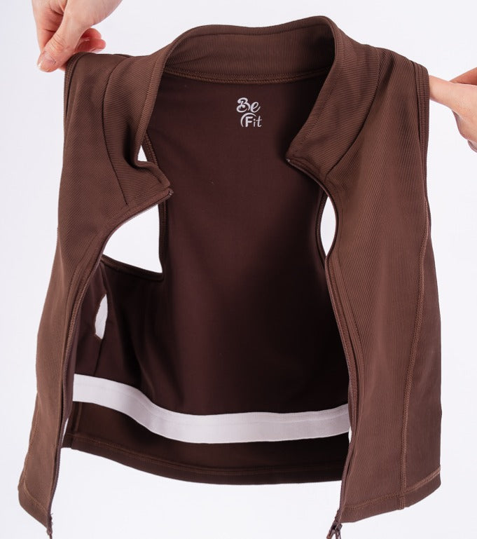 Bustieră Font zip Fitness/Running