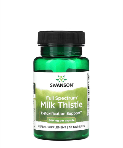 Full Spectrum Milk Thistle 500mg - Swanson