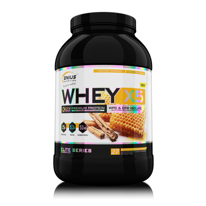 Whey X5 900g - Genius Nutrition