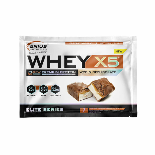 Whey-x5 33g bueno chocolate- 1 portie