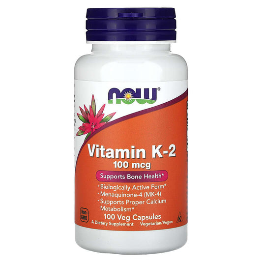Vitamina K-2, 100mg - Now