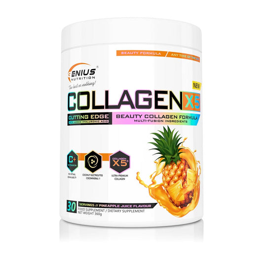 Collagen X5 30 serviri (360g) - Genius Nutrition