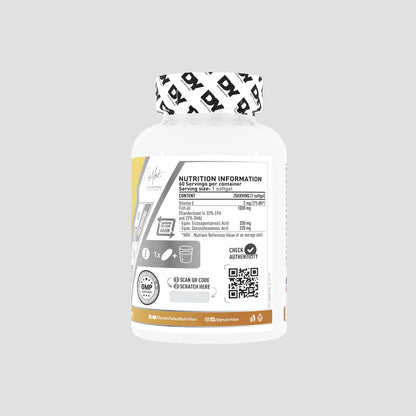 OMEGA-3 cu ulei de peste - 60 capsule moi - DY NUTRITION