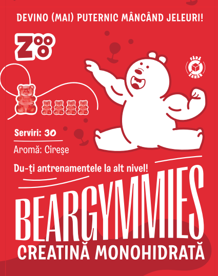 Creatina Jeleuri ZERO zahăr Performance+ magneziu, taurină și potasiu