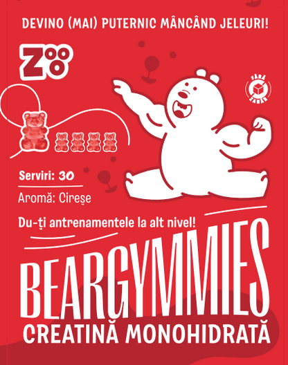 Creatina Jeleuri ZERO zahăr Performance+ magneziu, taurină și potasiu