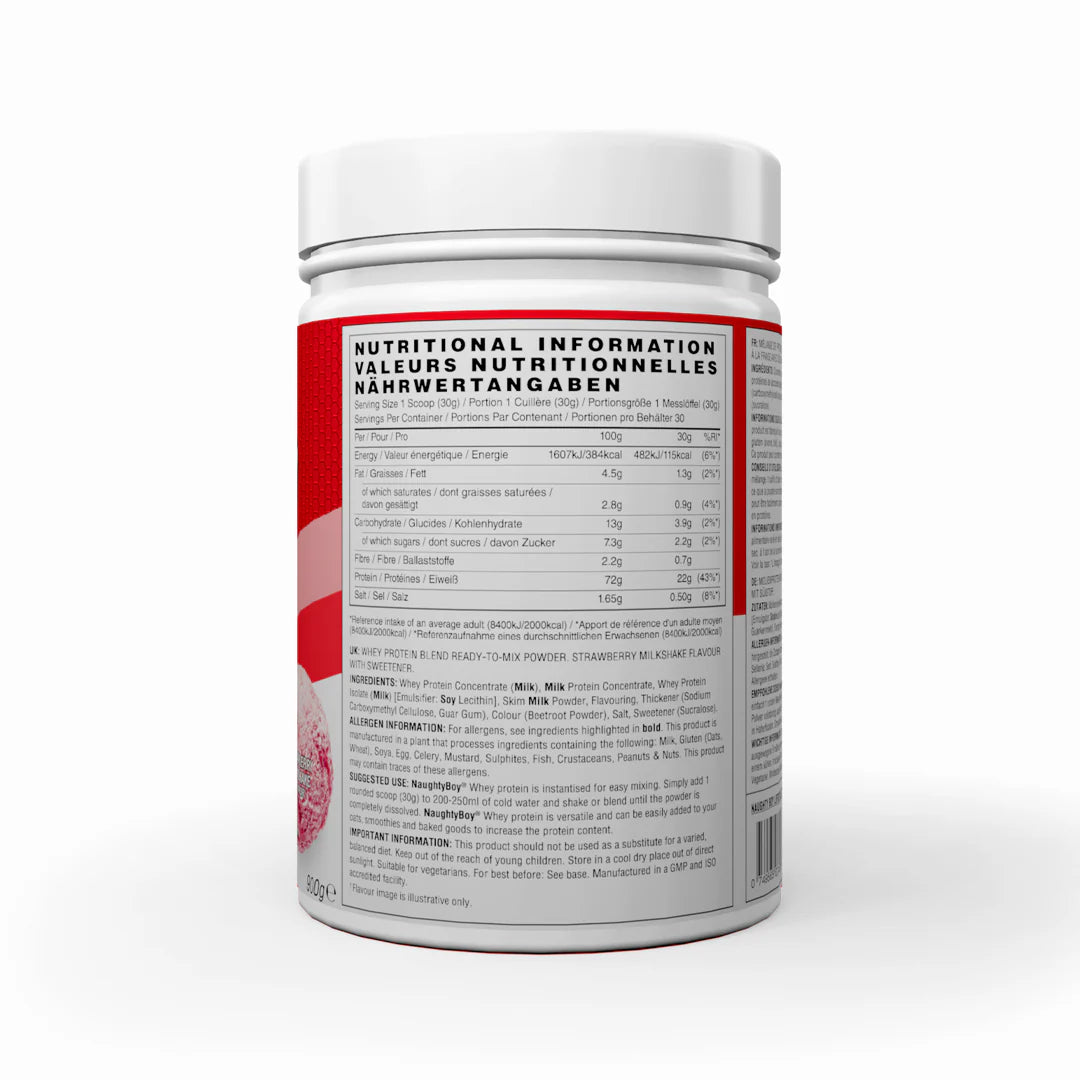 Proteina NaughtyBoy Advanced Whey 900g (30 de porții)