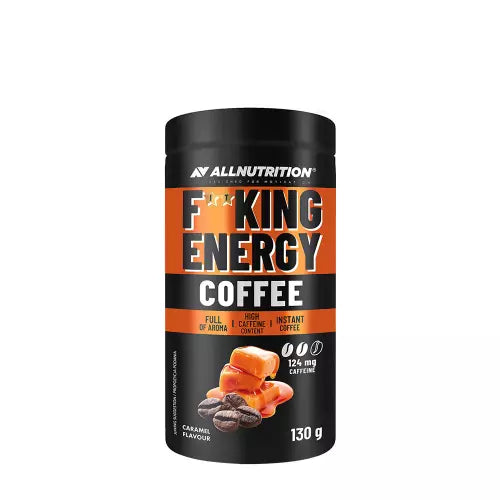 Cafea solubila FITKING ENERGY - ALLNUTRITION - 130g - Caramel