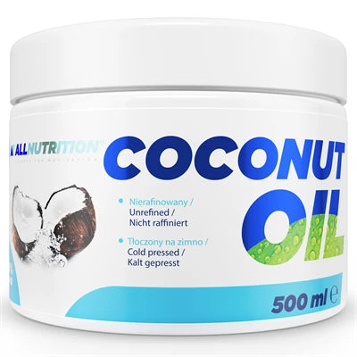 Ulei din nuca de cocos nerafinat - 500ml - ALLNUTRITION